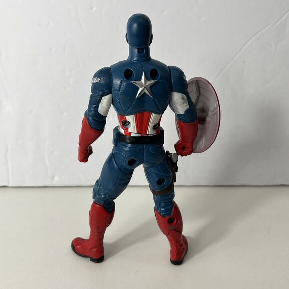 Captain America Bucky Barnes 6" Figure Hasbro Marvel Universe 2011 Spinning - Picture 4 of 6